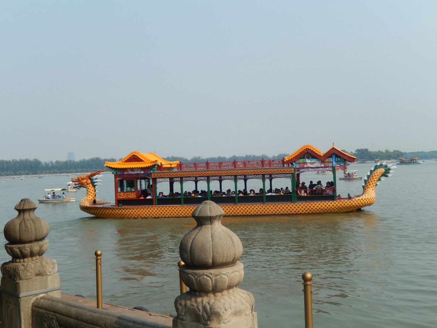 At the Summer Palace.