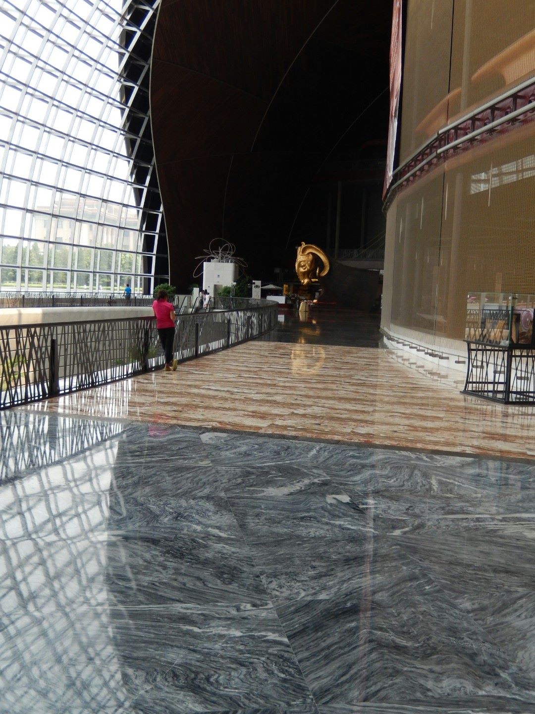 Inside the Performing Arts Centre...