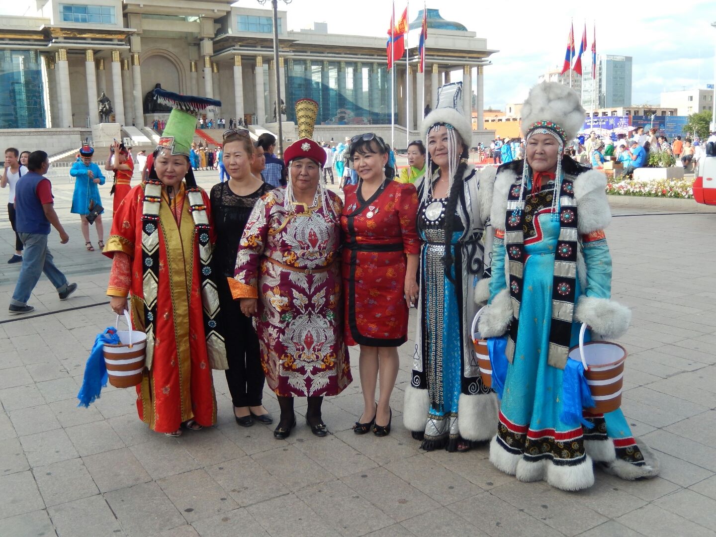 We were pleased when they posed for photos.