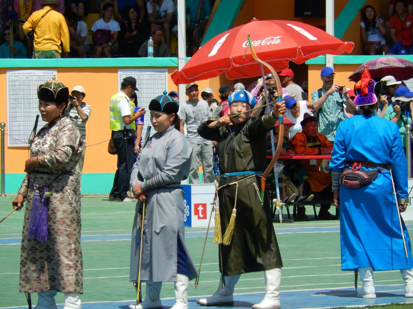 The skill and accuracy was remarkable for both the male and female competitors.