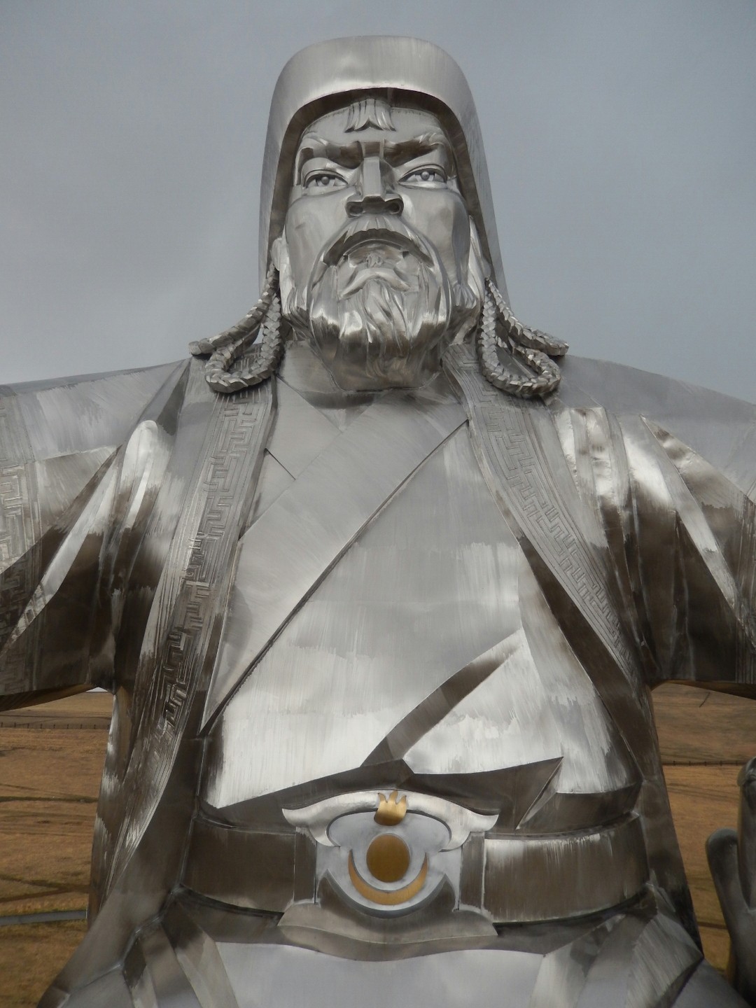 Made of stainless steel, it is truly immense and impressive...