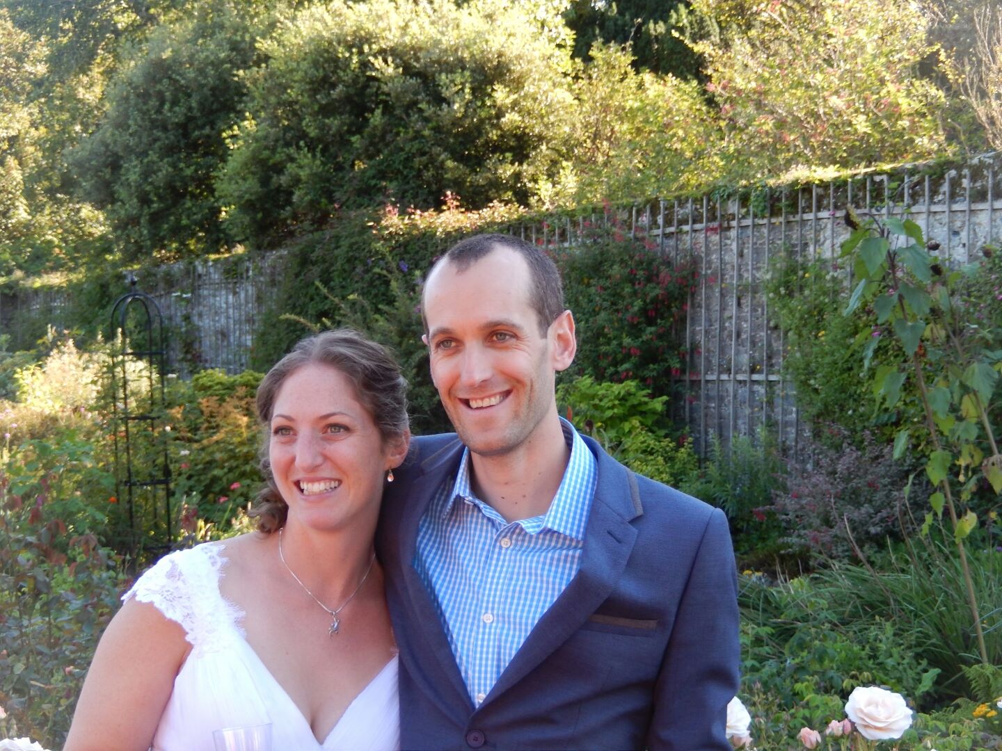 Emily and Jon - looking so very happy!