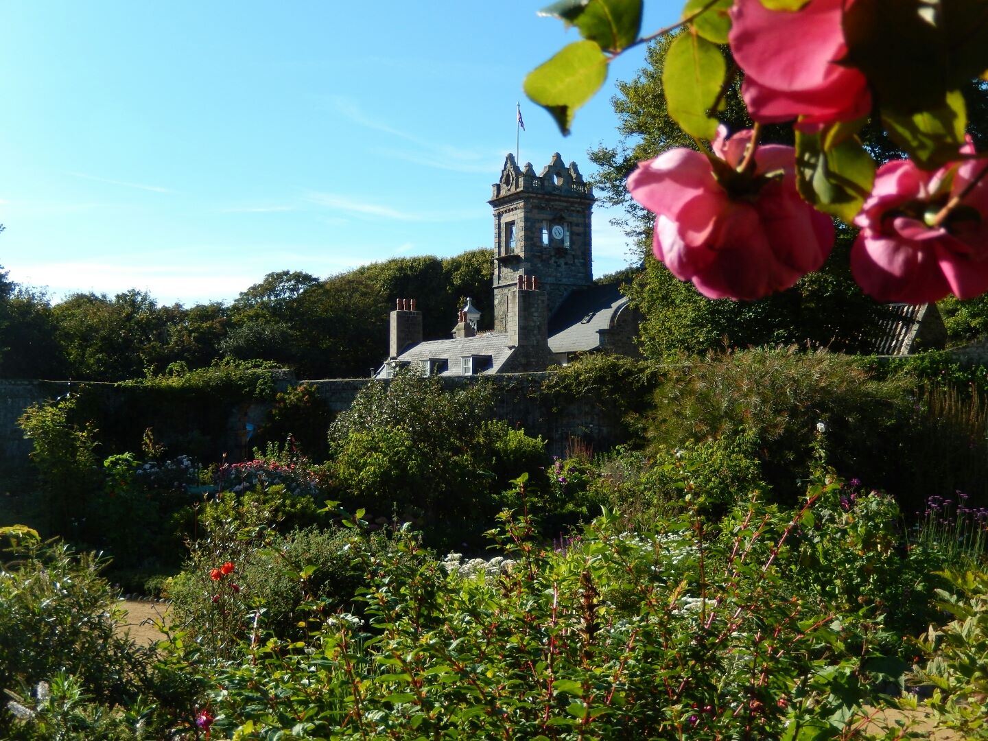 The wedding was held at La Seigneurie Gardens and Chapel...