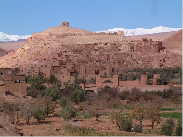 A brief stop to admire UNESCO World Heritage site Ait Benhaddou - a kasbah often used as a backdrop in movies.
