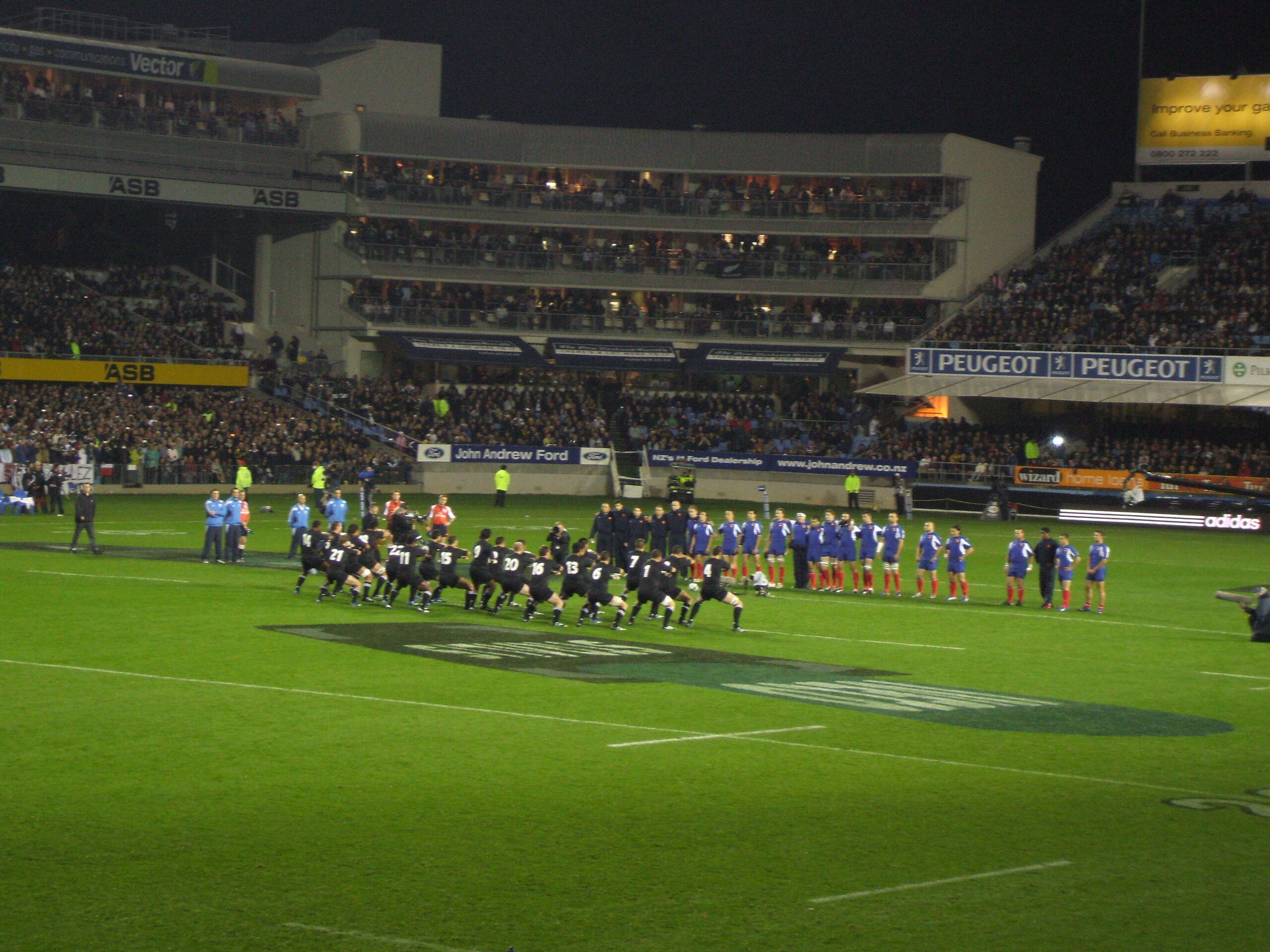 The All Blacks perform the 