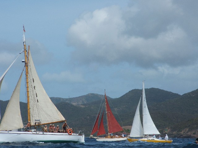 Some of the fabulous yachts racing in the "Classics" Regatta...