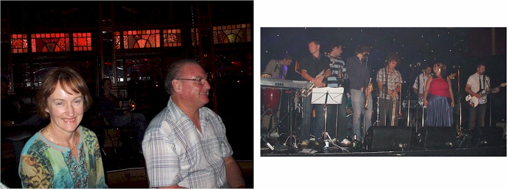 Carol & Trevor join us at a Festival Jazz concert.