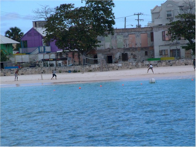 Our view towards the beach...