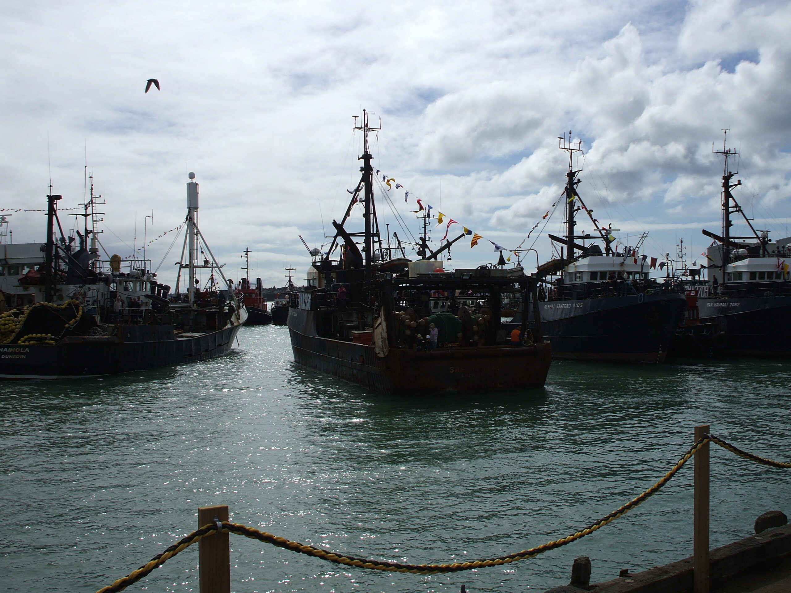 
The Blessing of the Fleet ceremony marks the beginning of the Auckland Seafood Festival...