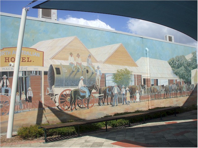 The town has a wonderful collection of murals - these are just some...
