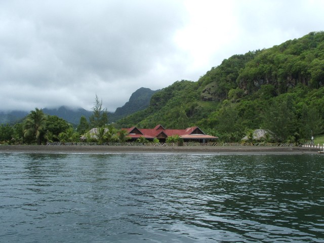 Buccament Bay on St Vincent - a blissfully quiet anchorage...
