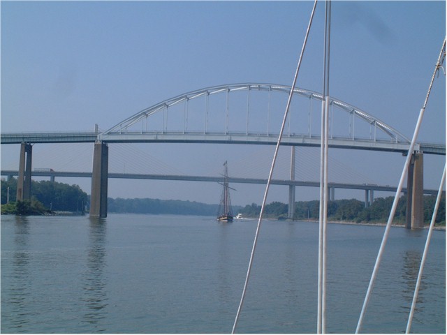 
Taking the Chesapeake and Delaware (C&D) Canal...