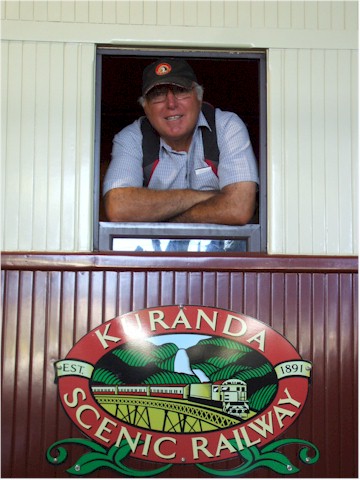 We enjoyed a trip on the Scenic Railway to Kuranda (in the mountains above Cairns)...
