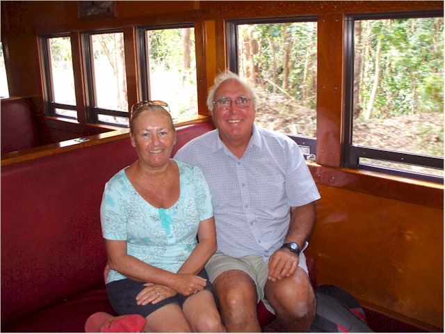 
We enjoyed a trip on the Scenic Railway to Kuranda (in the mountains above Cairns)...
