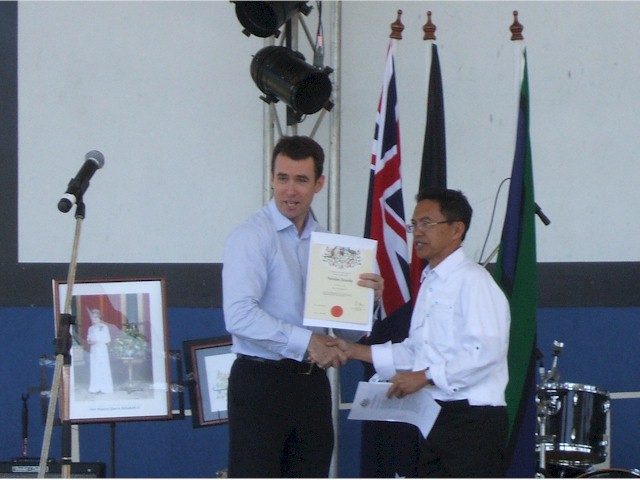 We also witnessed an Australian Citizenship Ceremony.
