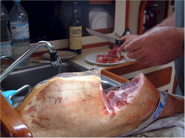 ... and what a leg it was!
