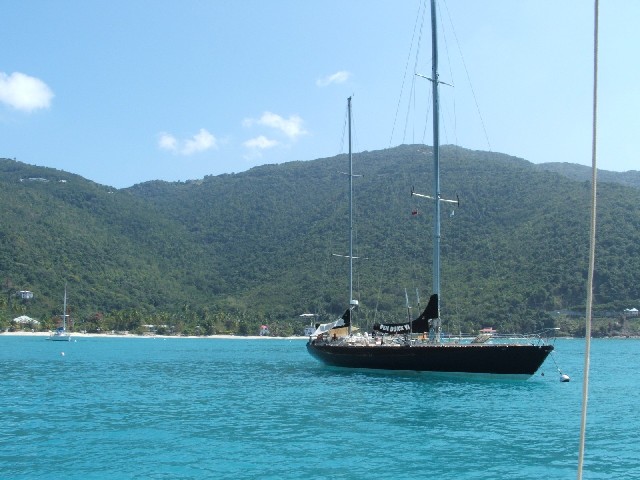 Cane Garden Bay on Tortola, BVI.
