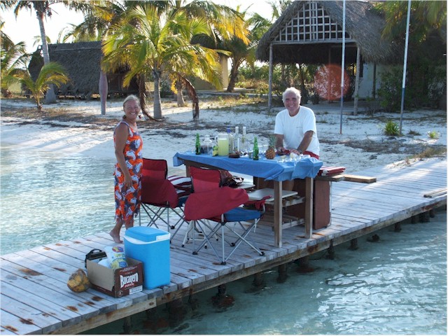 It was a tight fit on the dock...