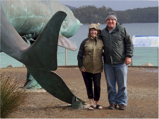 Cockle Creek is the southern-most road in Australia - so, of course, we had to drive there!
