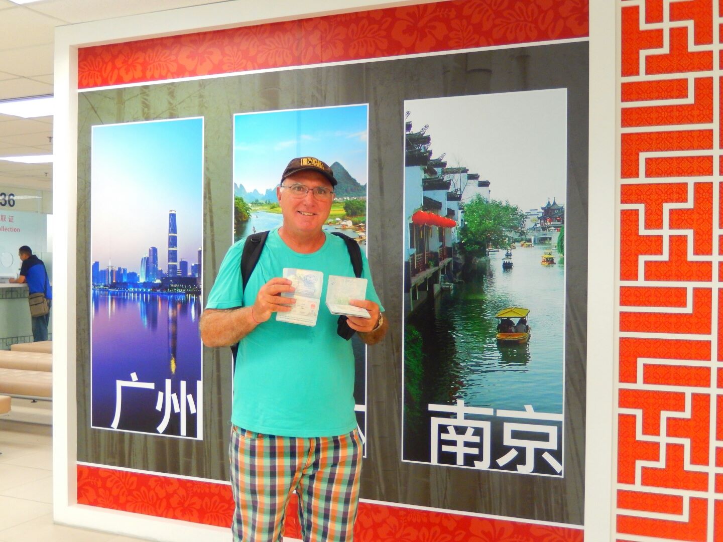 And get our Chinese Visas!