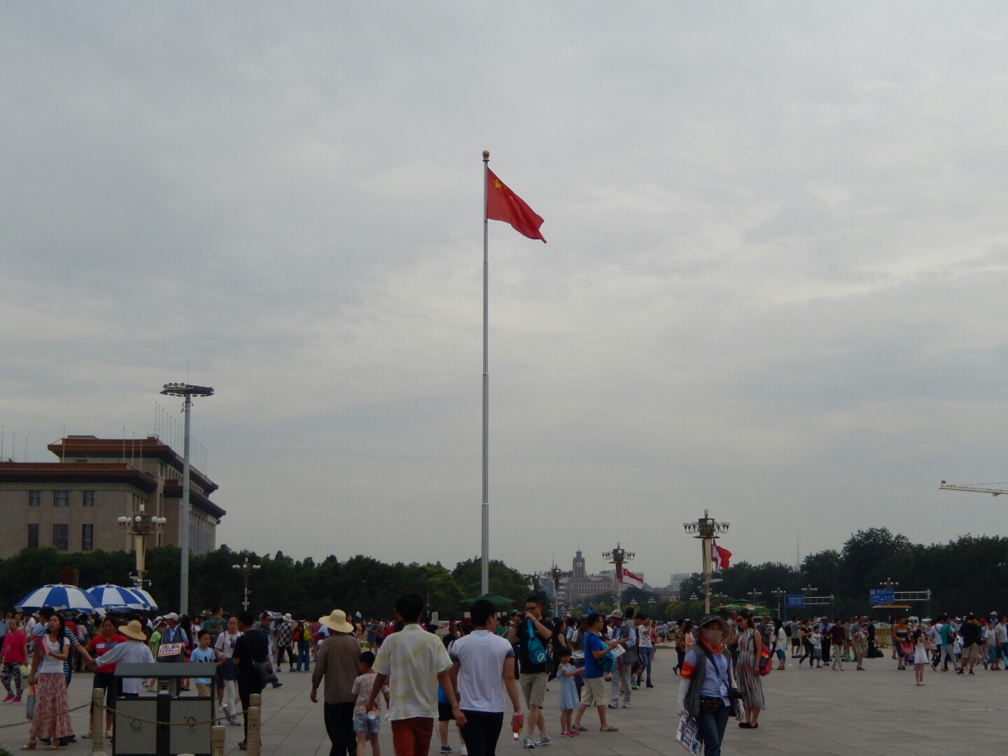 
The immense Tiananmen Square.
