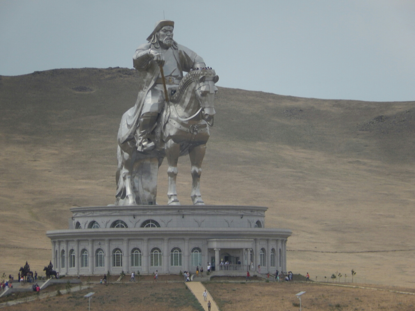Largest equestrian statue in the world - 46m high...
