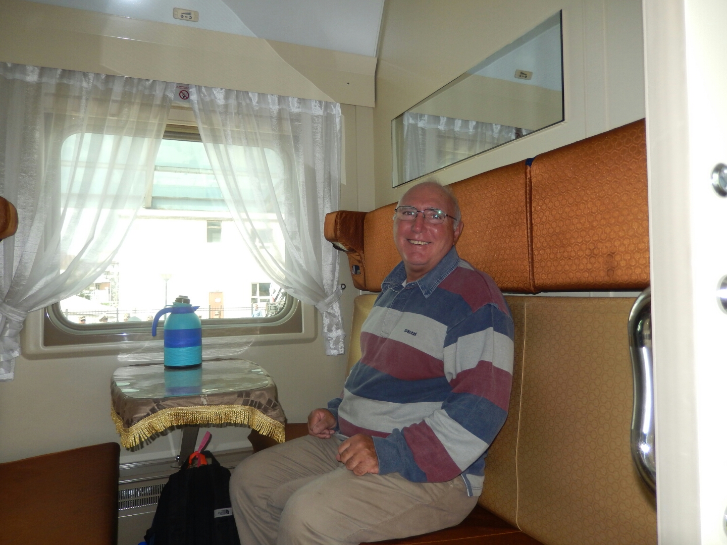 
Our "First Class" cabin - home for the next four days.