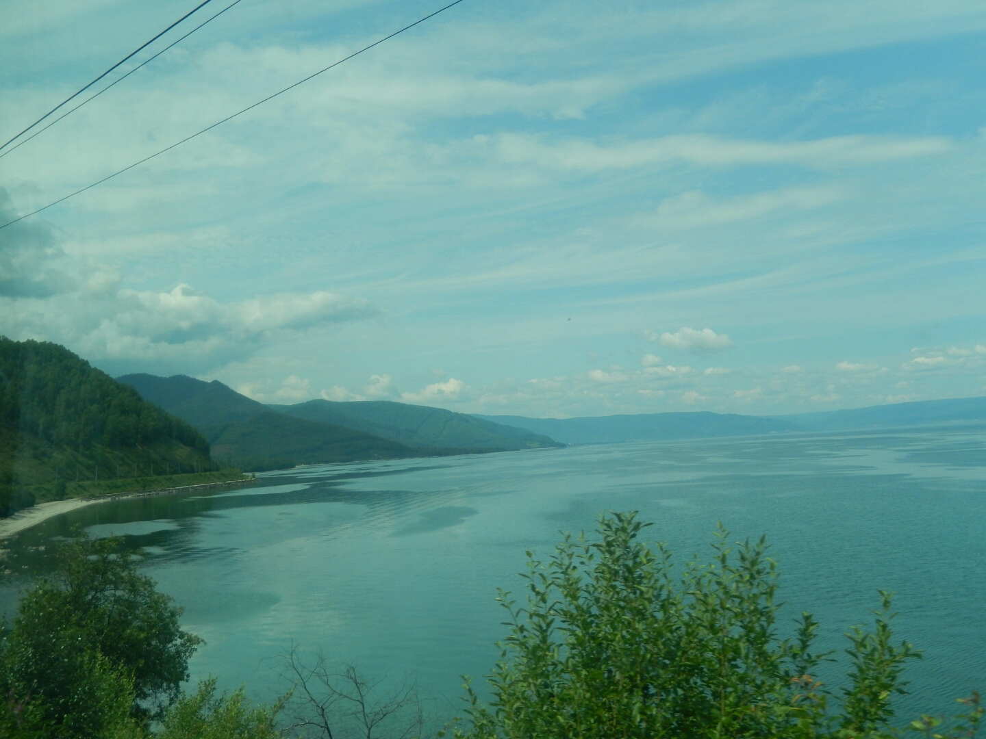 Lake Baikal, the deepest and largest (by volume) fresh water lake in the world.