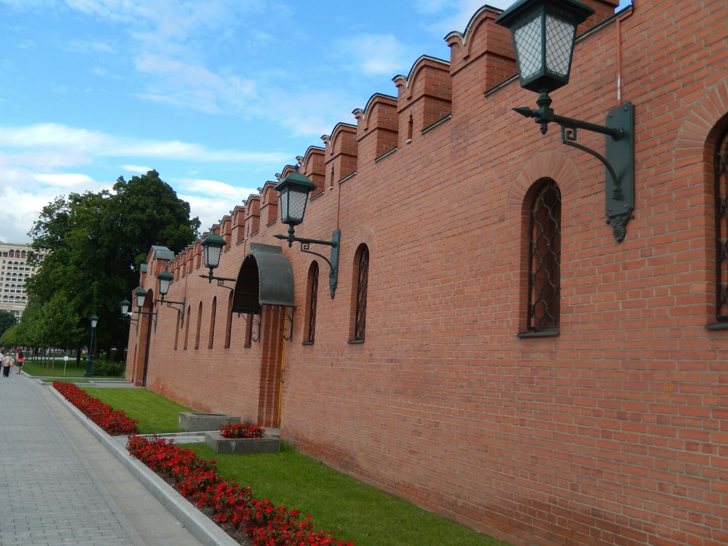 Inside the renowned red walls of the Kremlin...
