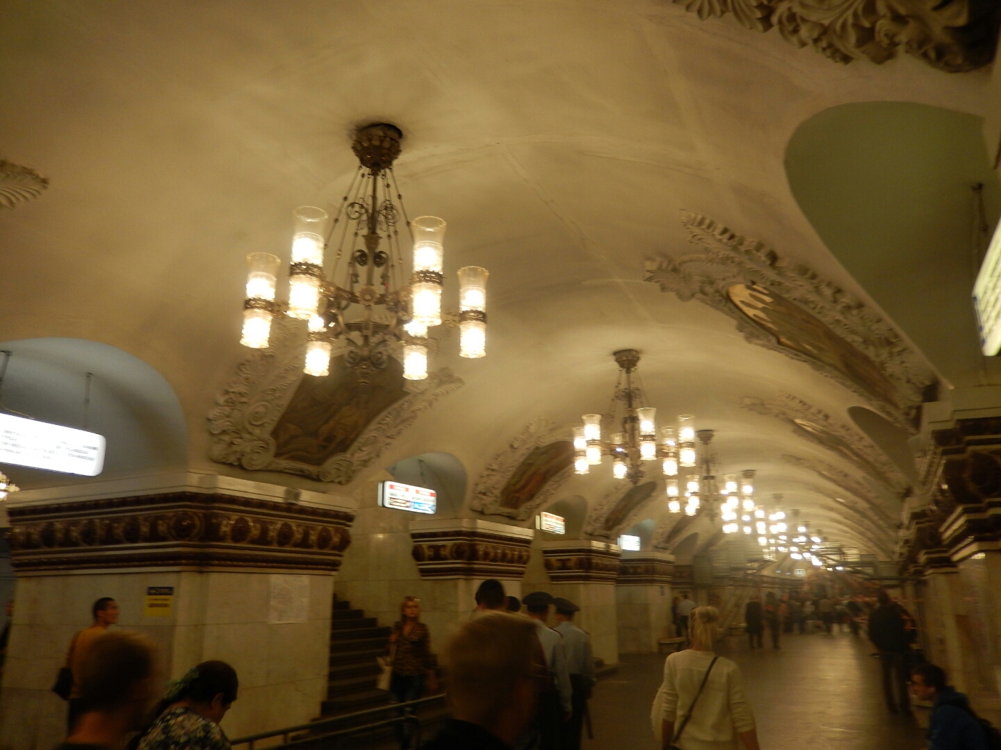 Moscow Metro stations...
