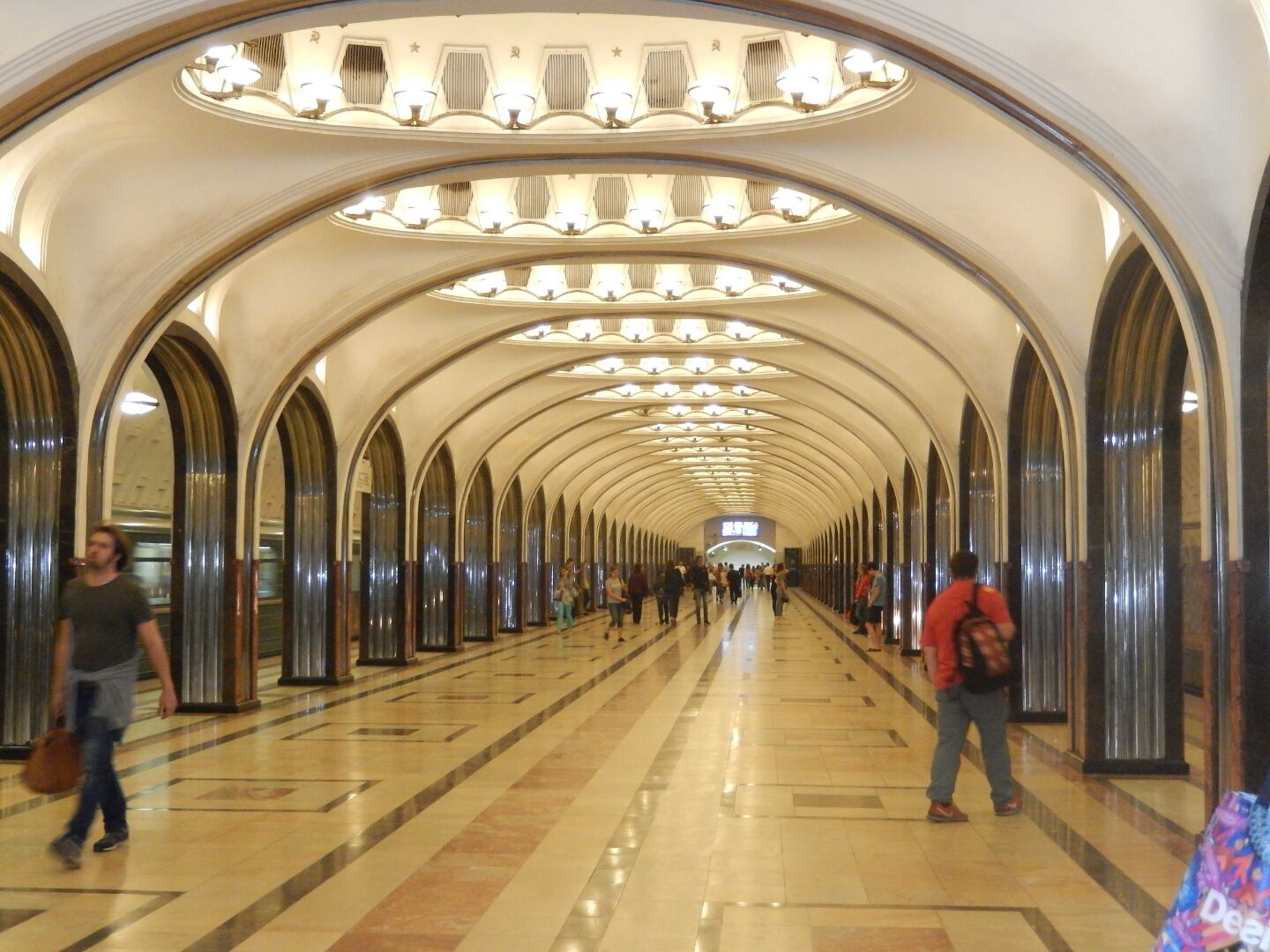 Moscow Metro stations...
