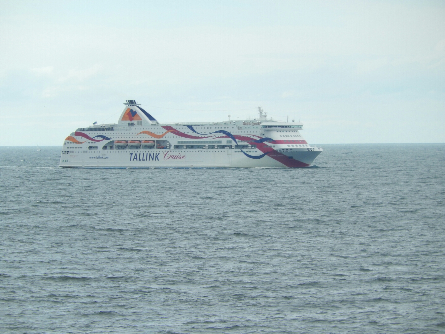 
We took the ferry across the Baltic Sea from Helsinki to Tallinn, Estonia.
