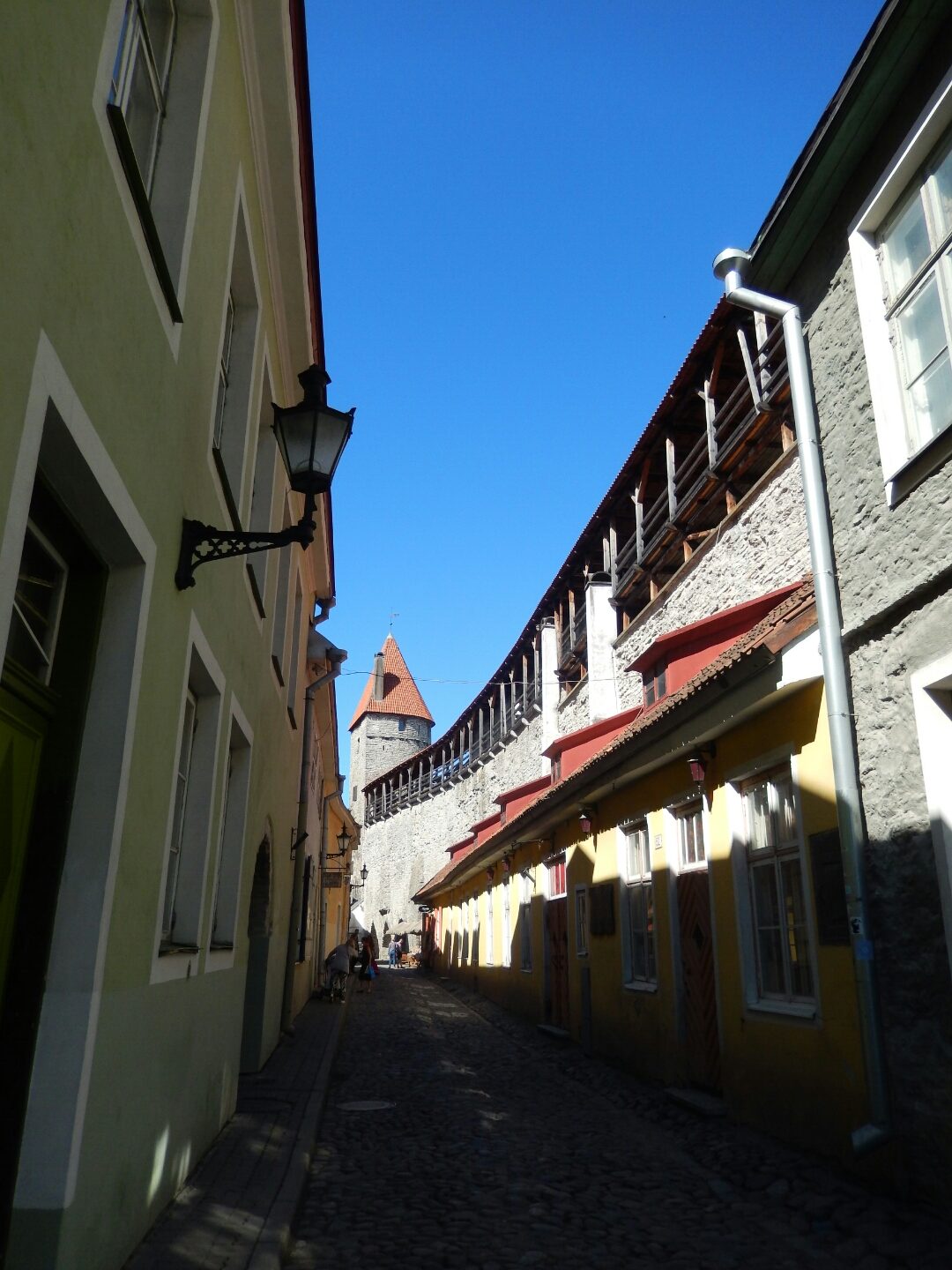 Houses set into the ramparts of this World Heritage city.
