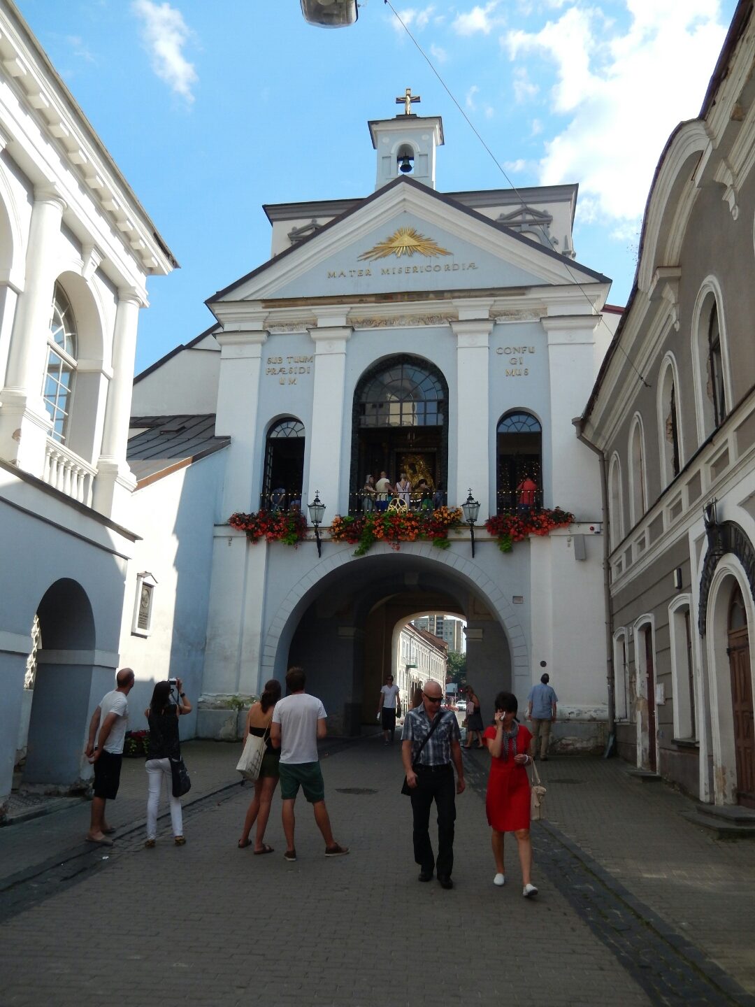 
The Gates of Dawn is one of the most visited shrines in Vilnius due to the 17th century painting of the Blessed Virgin Mary, Mother of Mercy, in the Chapel.