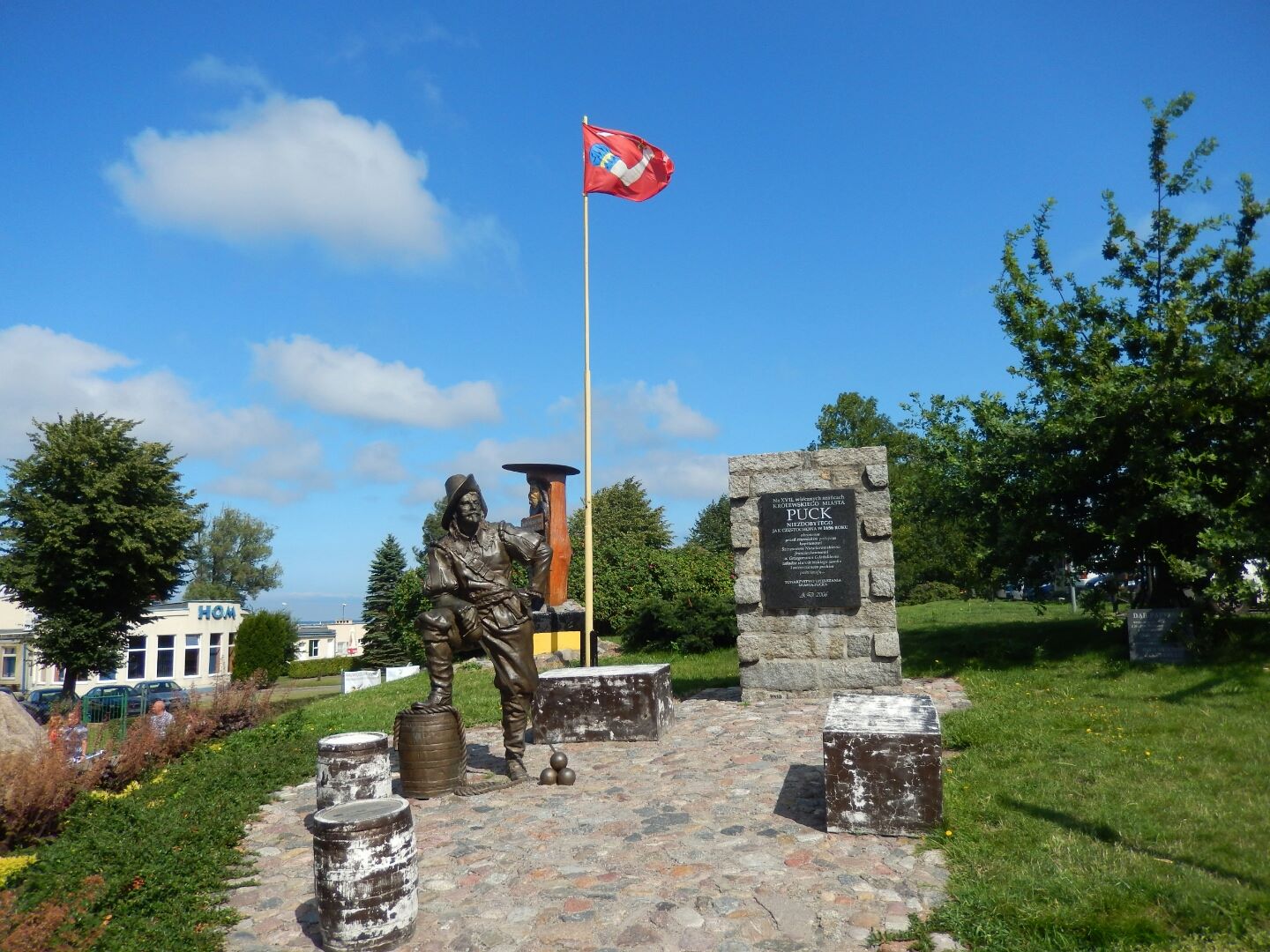 Puck was the only Polish harbour until Gdynia was built in the 1920s and served as the main harbour of the Polish Navy until the Second World War. Puck was bombed by Nazi Germany at 5.20am Polish time on Friday September 1, known thereafter as Grey Friday.
