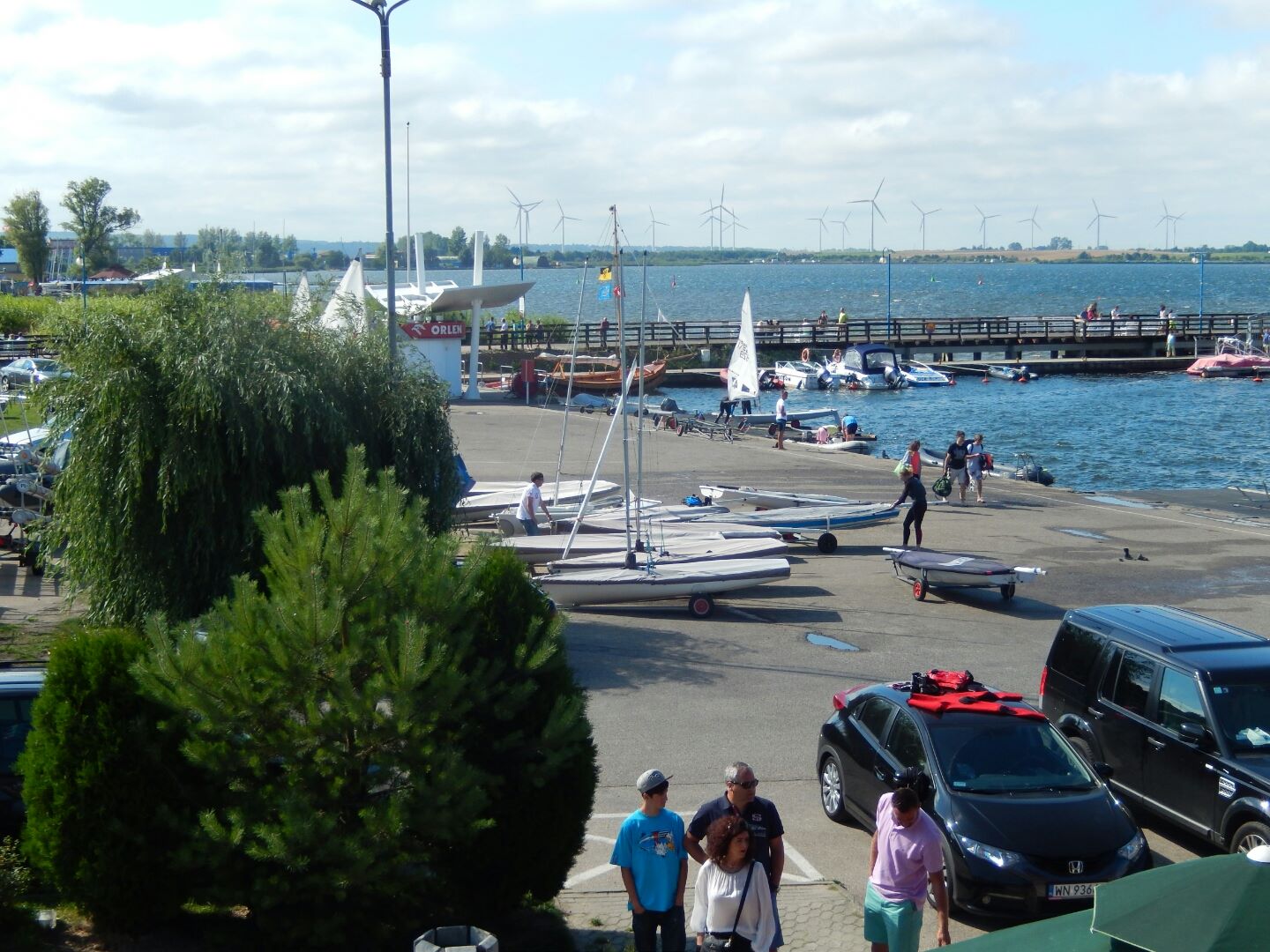 
Puck, a popular dinghy sailing venue with flat waters, little tide and good winds.