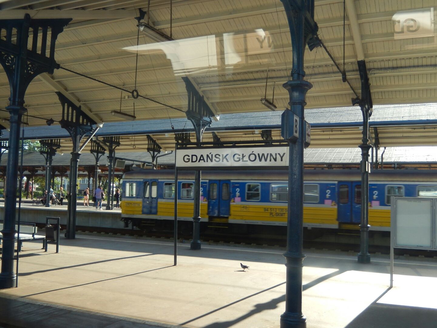 On our way back to Warsaw we caught a local train to Gydnia...