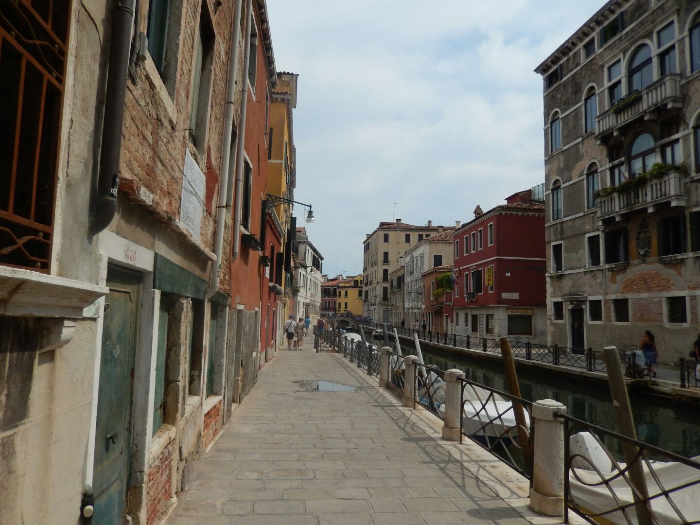 Off the beaten track - a relatively quiet street!
