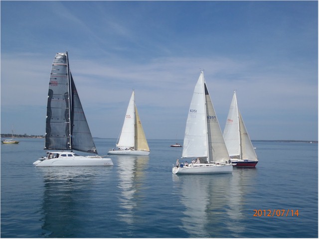 We are invited aboard the starting boat for the Darwin to Dili Yacht Race - courtesy of Keith