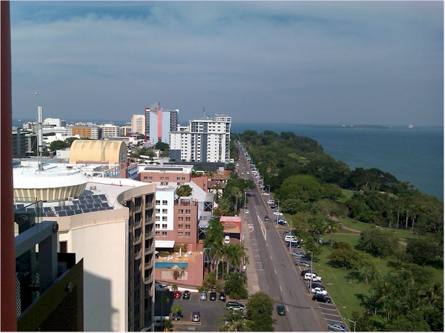 Darwin is not a large city - more like a big town, but it has a great atmosphere. View of the city foreshore...
