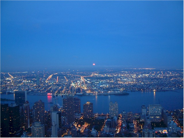 
The Empire State Building - view from the top.
