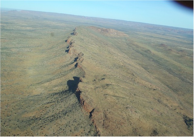 The escarpments are incredible.
