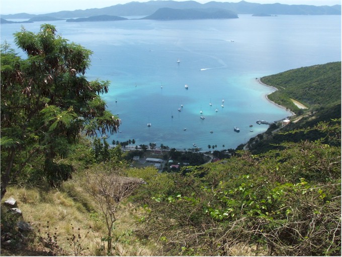 Great Harbour, Jost van Dyke in the British Virgin Islands.