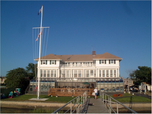 The beautiful Harlem Yacht Club where we stayed.