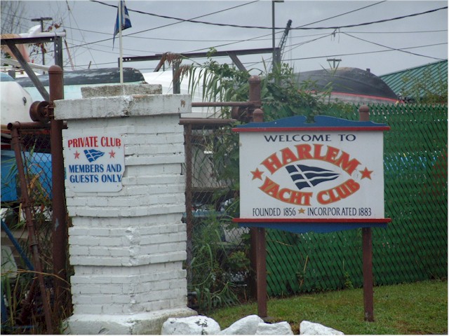 The beautiful Harlem Yacht Club where we stayed.