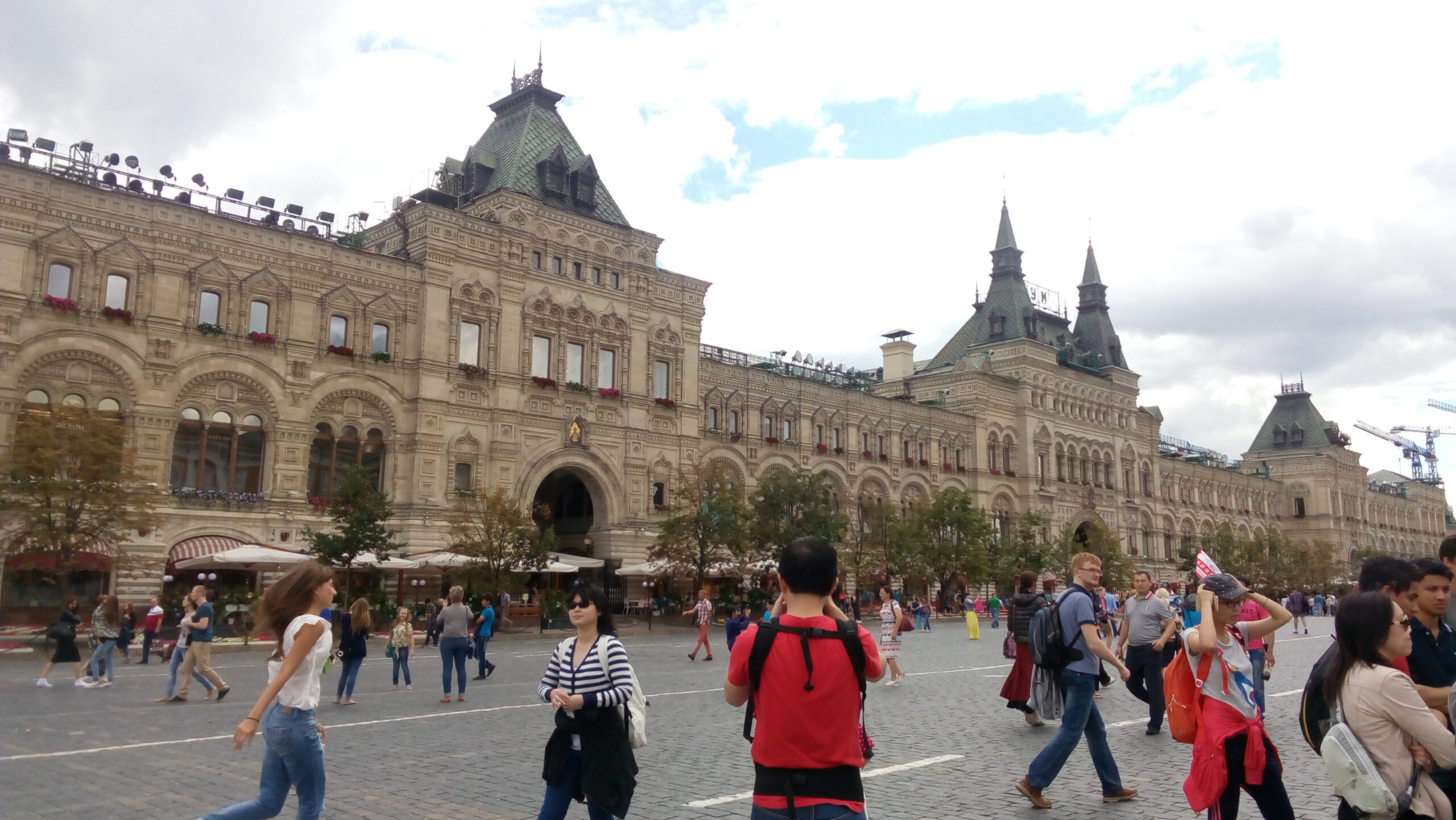 The imposing GUM department store.