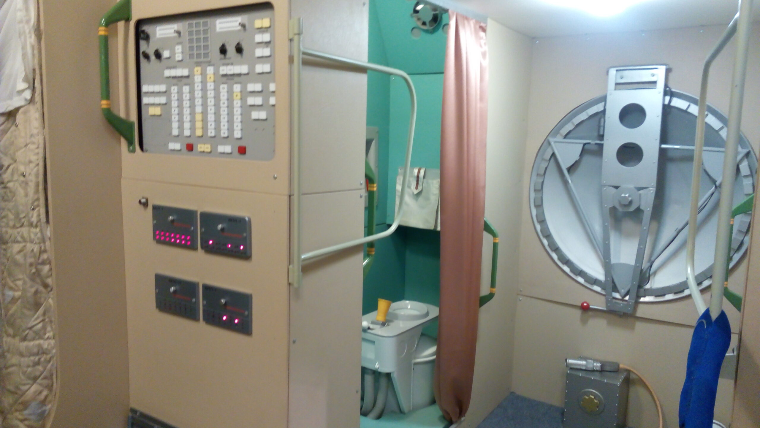 A replica of the International Space Station...
