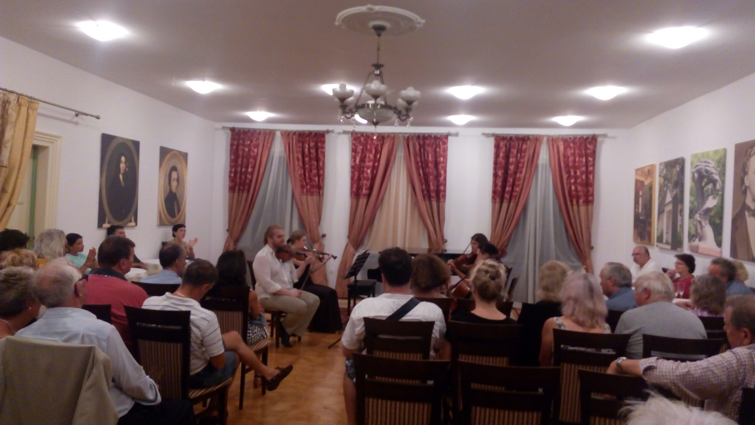 ...followed by a classical music concert in one of the small concert halls.
