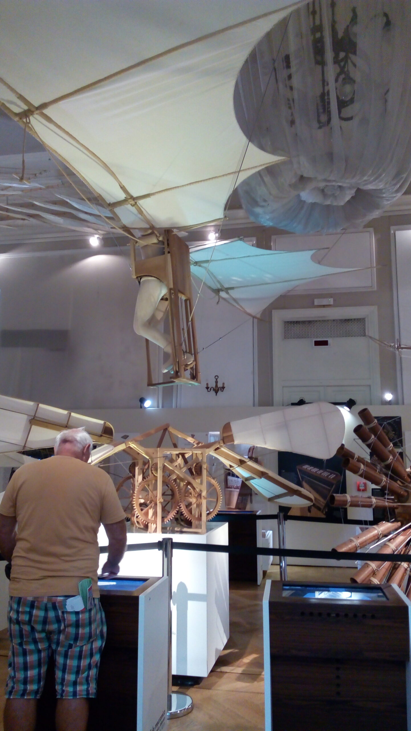 ... with full-size models...
