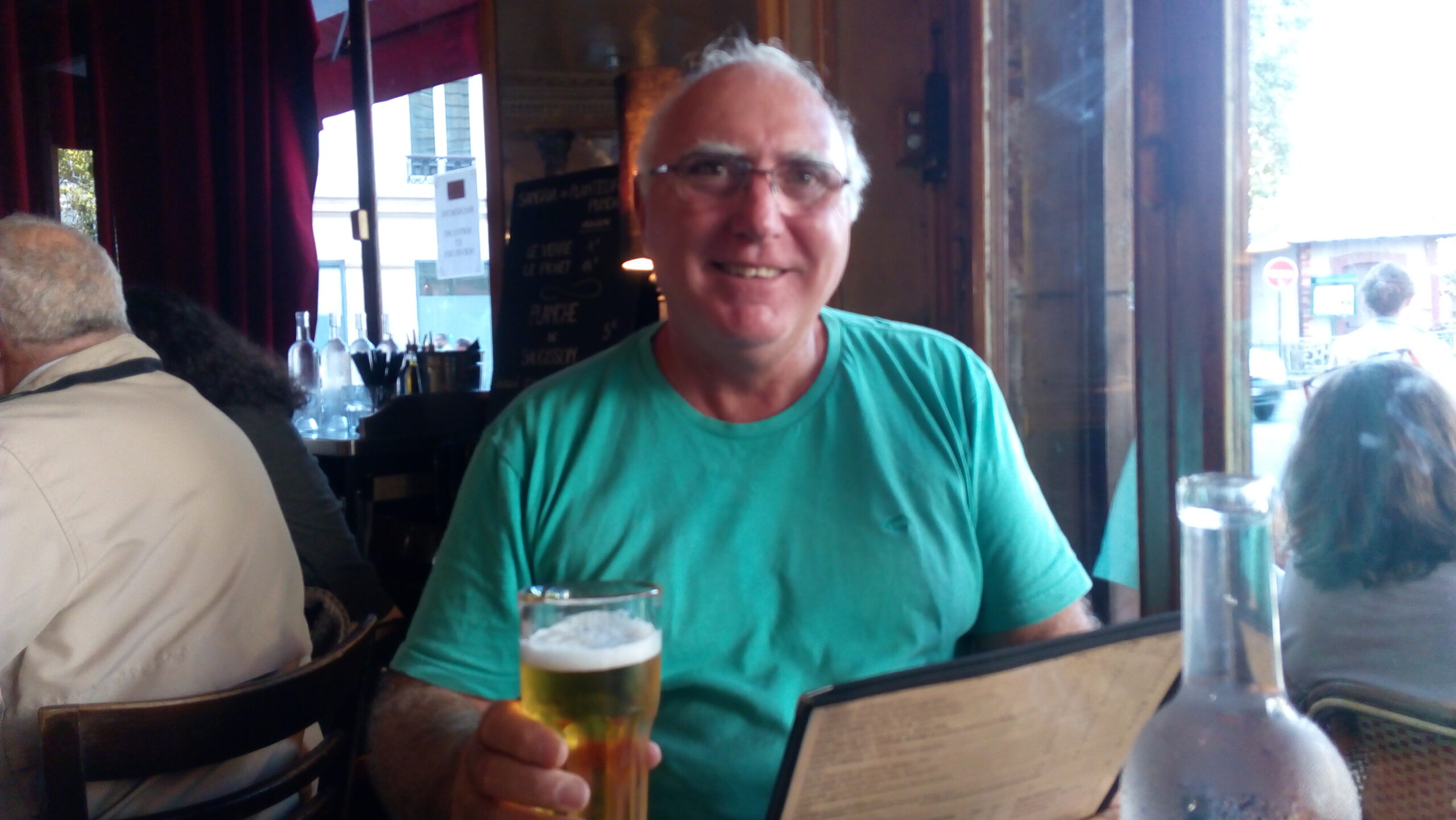 Celebrating our trip across Asia and Europe!
